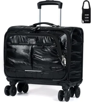 Lekebobor Rolling Laptop Bag Rolling Laptop Briefcase on Wheels for Women/Men Fits Up to 15.6Inch computer Bags