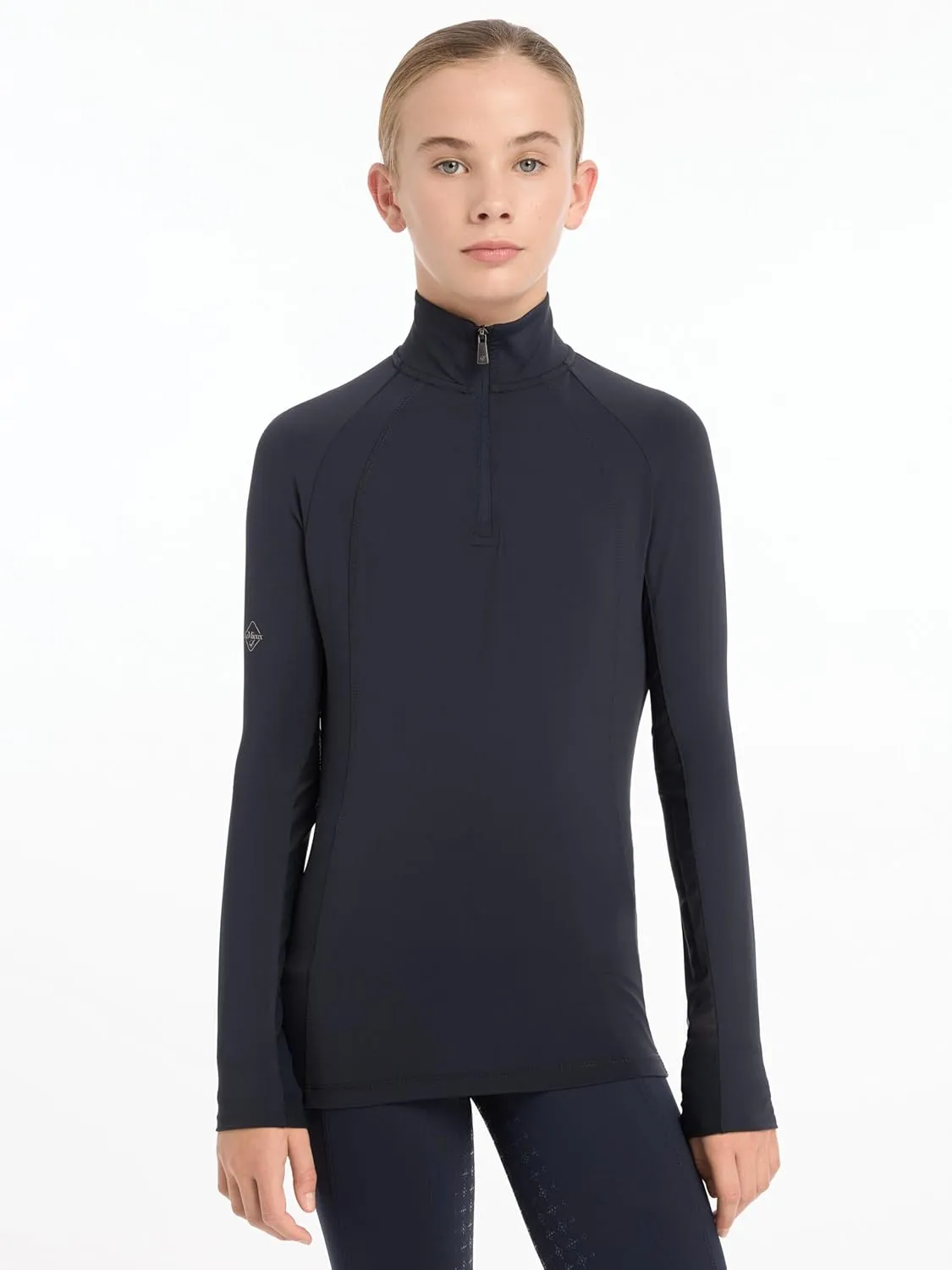LeMieux Young Rider Hope Lightweight Base Layer - UV30  Cooling Under Layer - Ventilated Mesh Under Sleeves - Childrens Top
