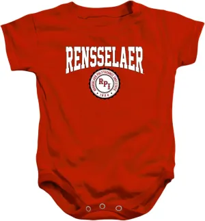 LOGOVISION Rensselaer Polytechnic Institute Collegiate Seal Unisex Infant Snap Suit for Baby