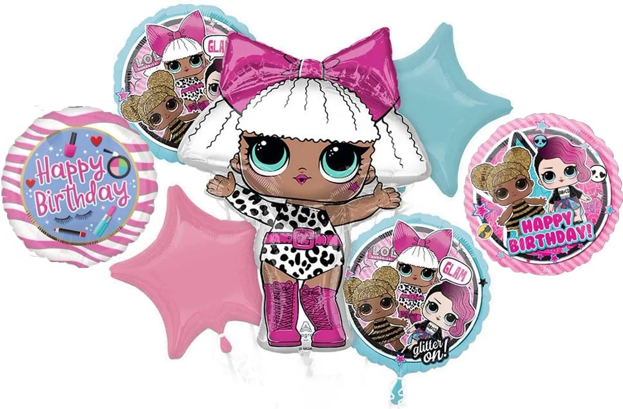 LOL Surprise Birthday Party Supplies Balloon Bouquet Decorations