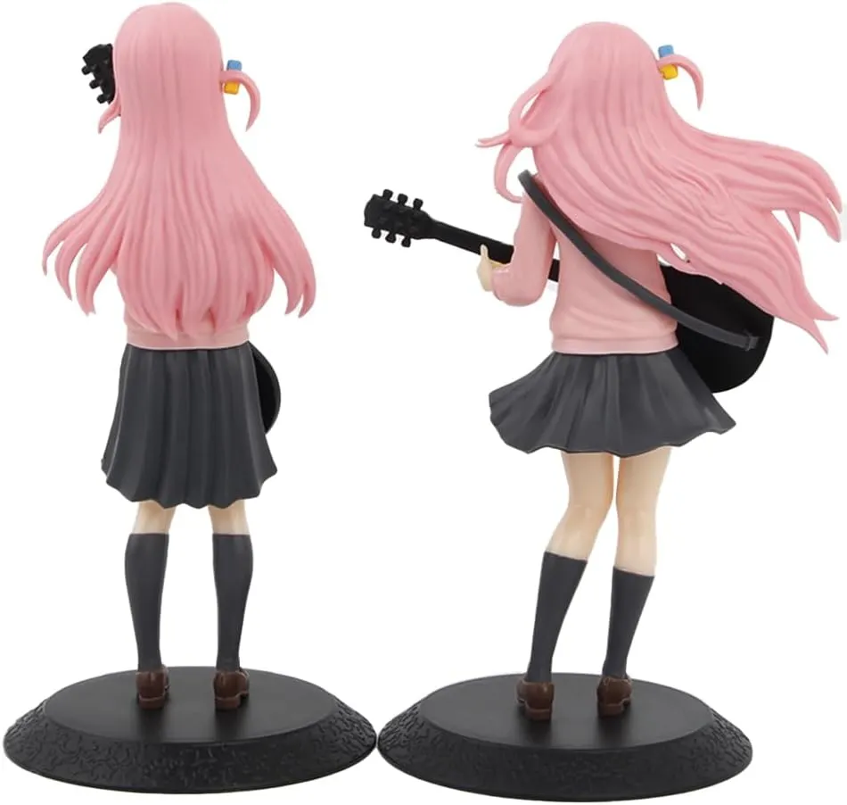 LUNK Goto Hitori Figure Standing Pose 15cm PVC Anime Figure Goto Hitori Action Figures Collection Desktop Ornaments Birthday Gifts