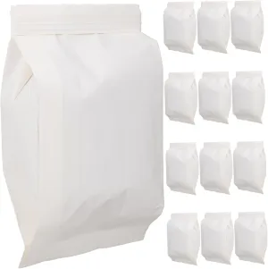 Luxshiny Portable Emesis Bags 50pcs Car Sickness Bags Strong Adhesive for Travel Car Airplane and Road Trips