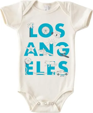 MAPTOTE Font One Piece-Unisex Baby Organic Cotton Short Sleeve Bodysuits-Various Sizes 3-18 Months-City Specific-Made in USA