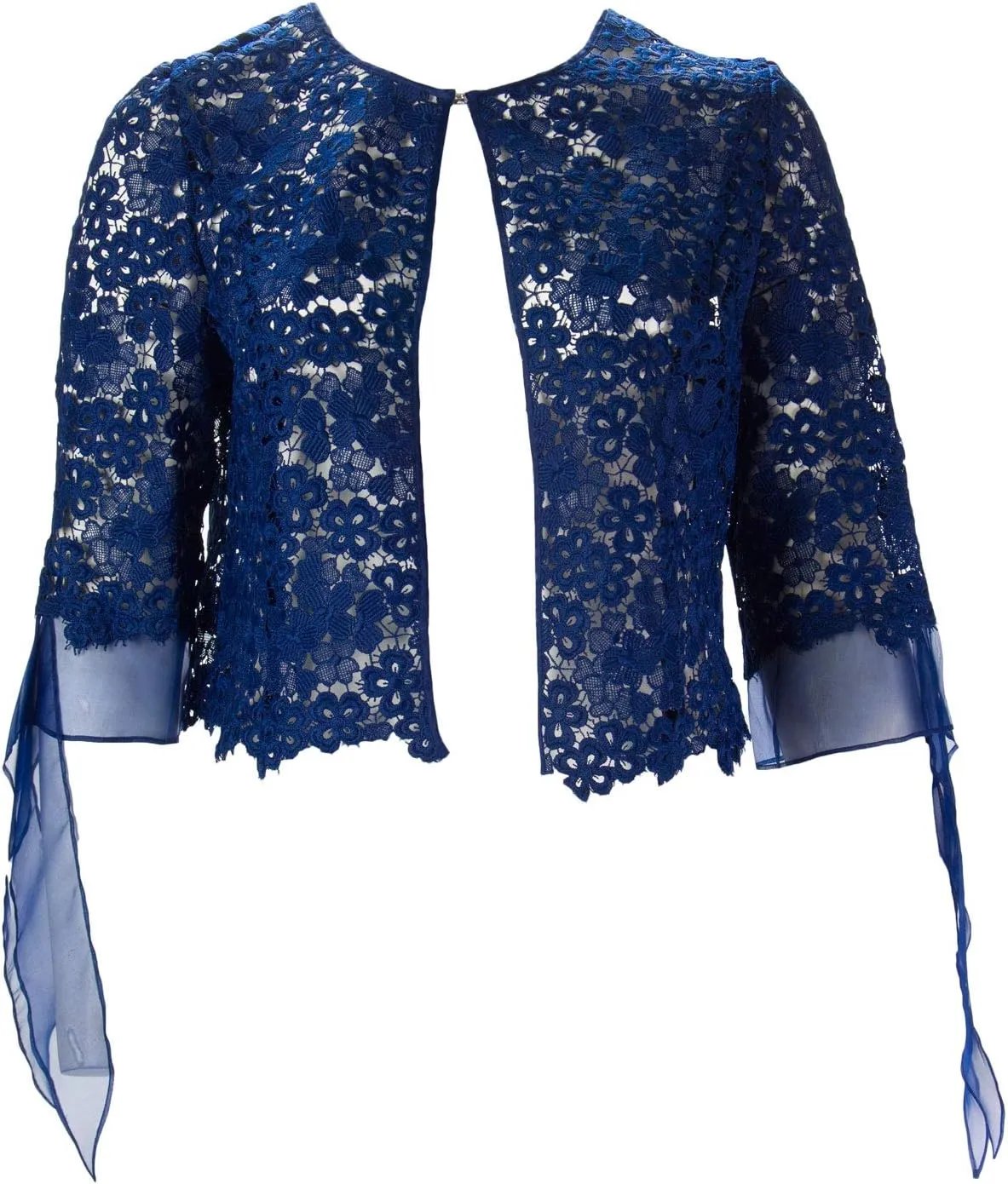 MARINA RINALDI Women's Fabiana Lace Bolero Jacket