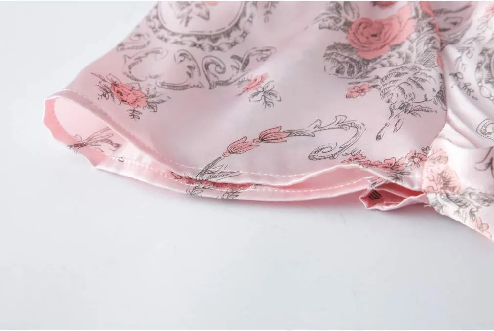 MAXFEEL 100% Pure Mulberry Silk Nightgown Classic Nightwear Sleepwear