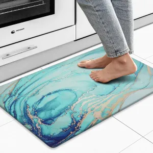 MAYHMYO Kitchen Floor Mat Abstract Art Modern Anti Fatigue Kitchen Rugs Non Skid Waterproof Kitchen Runner Rug Kitchen Rugs and Mats Memory Foam Kitchen Mats for Floor Laundry Office