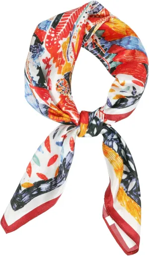 MEISEE 100% Pure Mulberry Silk Scarf 27"'x27(in) Square Scarf Head Scarf Neck scarf Headscarf for Women with Gift Packed