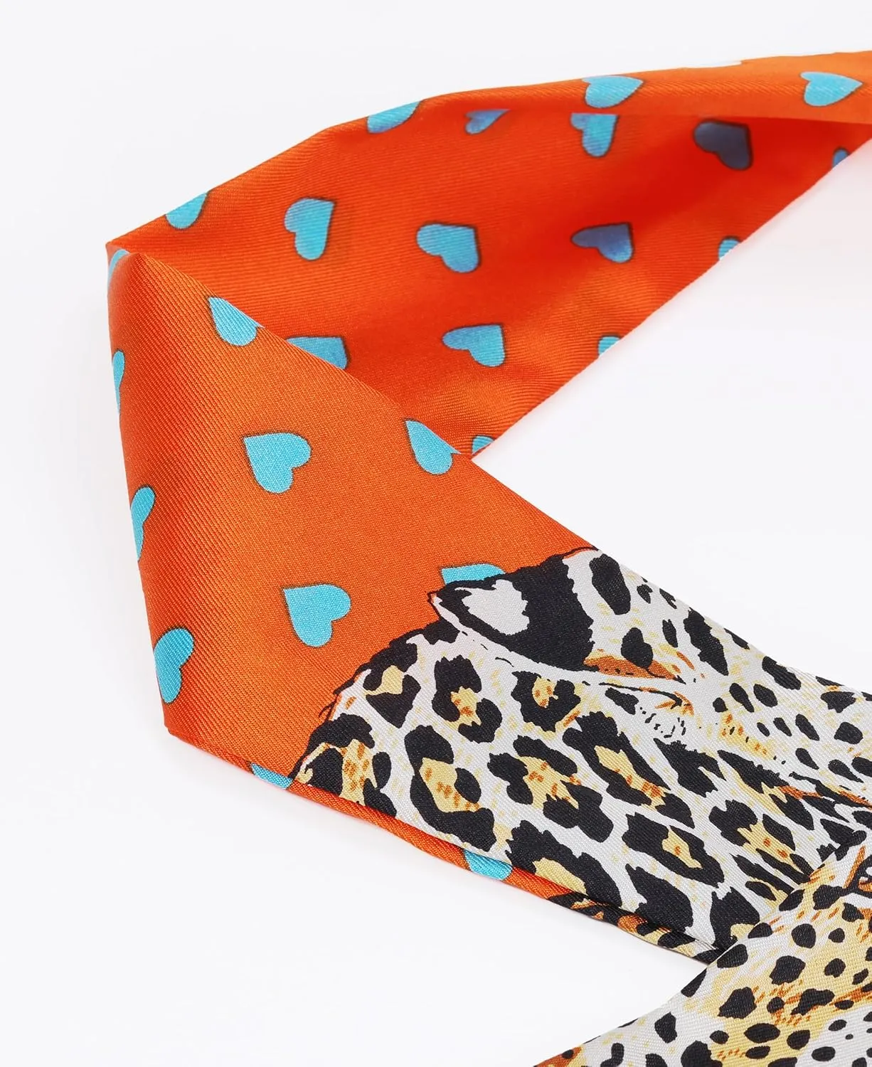 MEISEE Mulberry silk Scarf hair ribbons for hair handbag scarf Tie Bundle Scarf Neckerchief Head Scarf for women 2"*35"