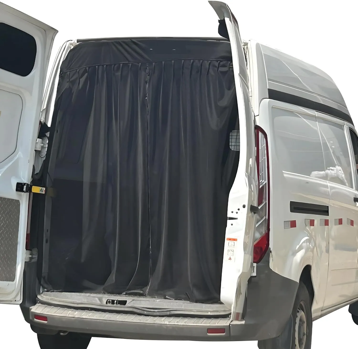 MELIPRON Van Bug Screen for Campervans, Magnetic Van Bug Net Mesh Screen Curtain Fit for Ford Transit, Sprinter, RAM Promaster Standard Roof Mosquito Net for RV Screen Rear Door 65" W x 65" H