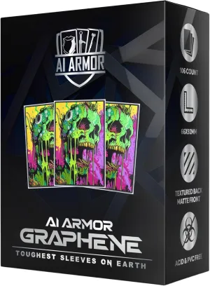 (Melting Skull) - 105ct Textured Matte TCG/MTG Art Sleeves by Ai Armor (Graphene)