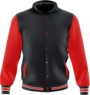 Men's Fashion Varsity Jacket Casual Regular Fit Letterman Baseball Bomber Jackets Fleece