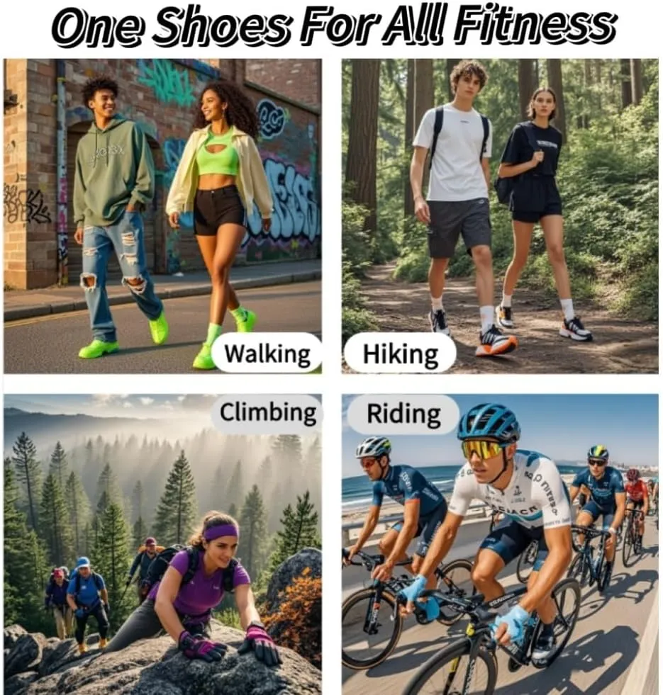 Men's Knit Mesh Shoes Breathable Comfortable Lightweight Sport Shoes Black for Hiking Running Gym Walking