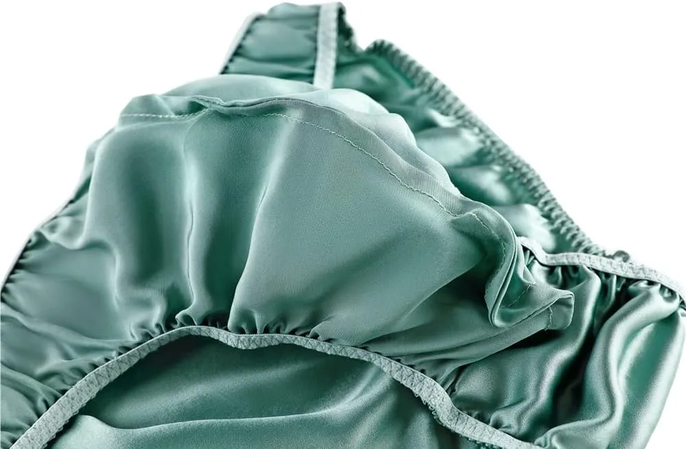Men's Pure Silk Underpants Satin Briefs Bikini Underwear Sexy Panties For Men Underpants