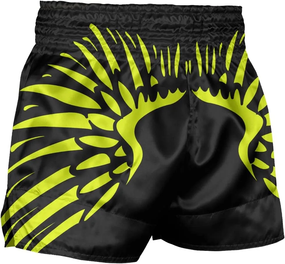 Men's Red Cross X Muay Thai Boxing Shorts Gym Sports Trunks
