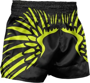Men's Red Cross X Muay Thai Boxing Shorts Gym Sports Trunks