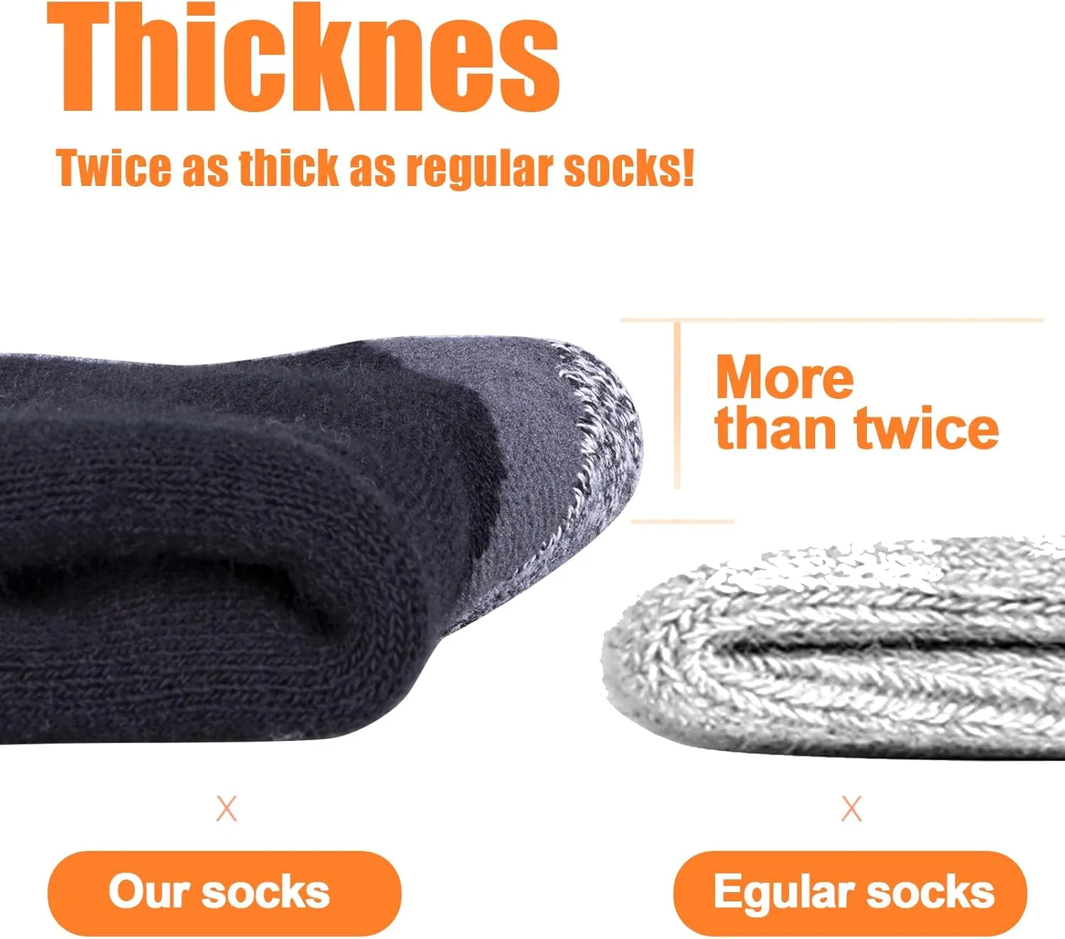 Mens Socks For Men, Moisture Wicking Anti Smell Cotton Casual Everyday Work Workout Training Athletic Crew Socks