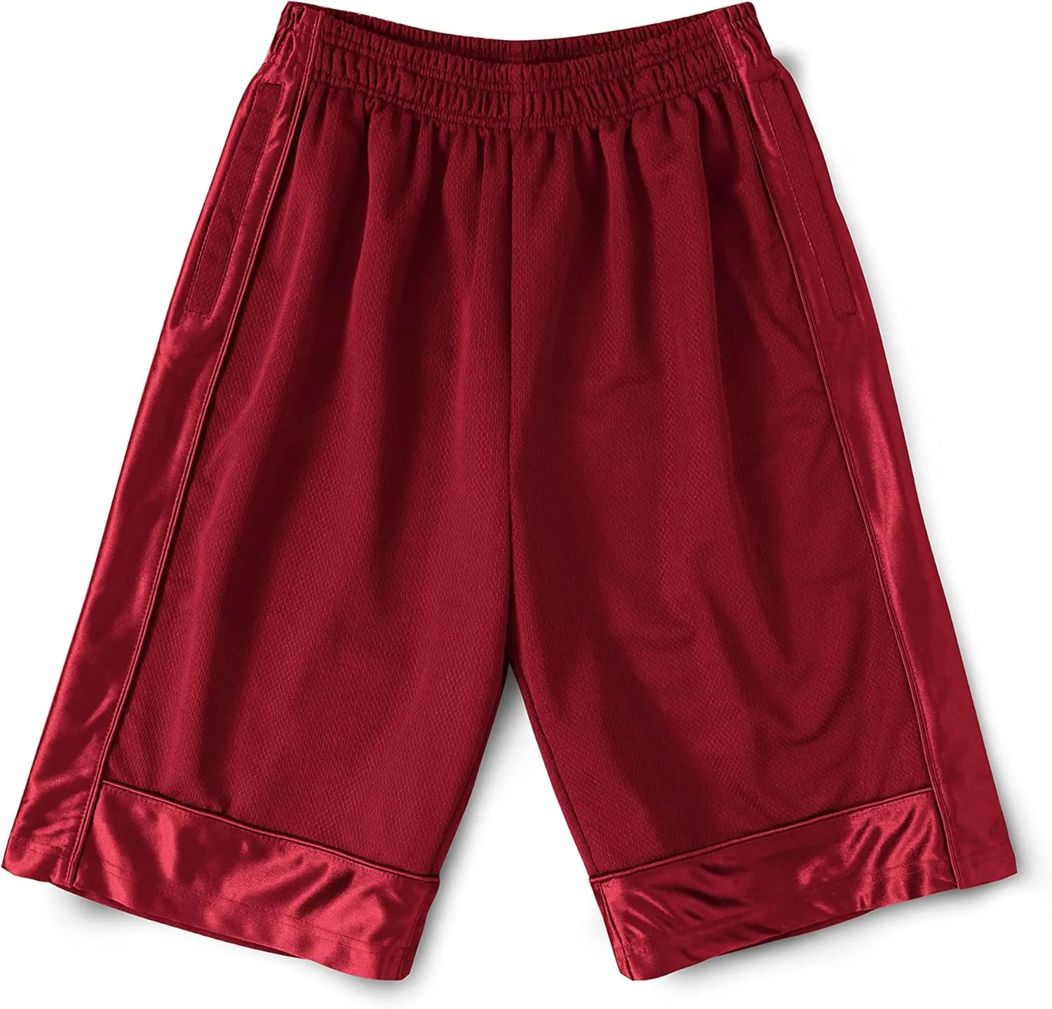 Mens Ultimate Heavy Duty Basketball Sport Pro Mesh Ventilated Dual Zipper Pocket Shorts