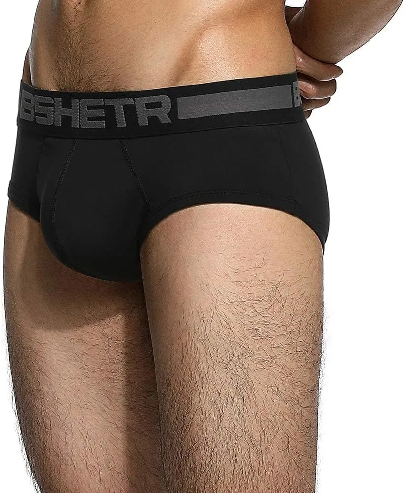 Men's Underwear Briefs 5-Pack Cotton Low Rise Multi Color Soft Underpant