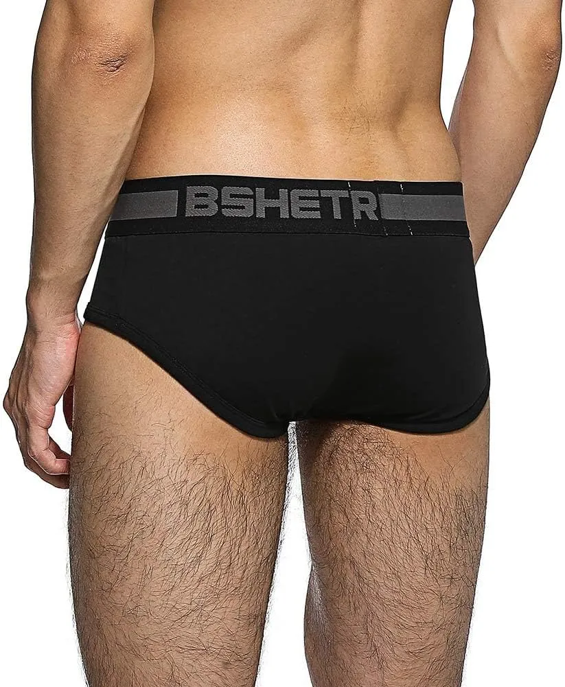 Men's Underwear Briefs 5-Pack Cotton Low Rise Multi Color Soft Underpant