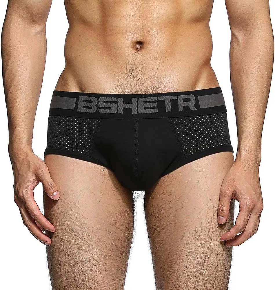 Men's Underwear Briefs 5-Pack Cotton Low Rise Multi Color Soft Underpant