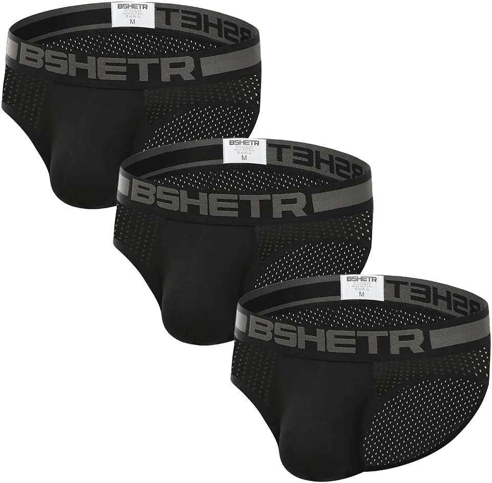 Men's Underwear Briefs 5-Pack Cotton Low Rise Multi Color Soft Underpant