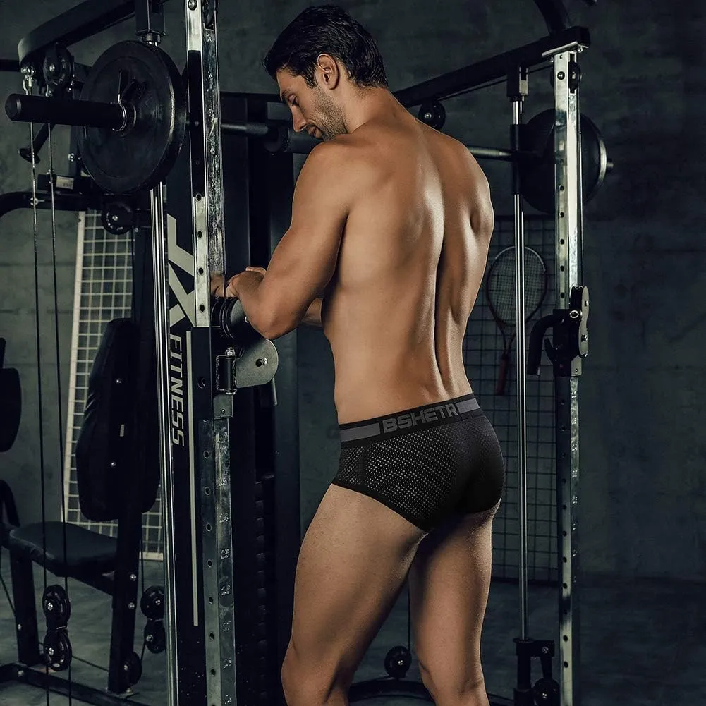 Men's Underwear Briefs 5-Pack Cotton Low Rise Multi Color Soft Underpant