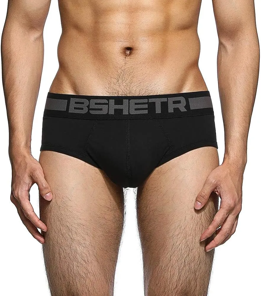 Men's Underwear Briefs 5-Pack Cotton Low Rise Multi Color Soft Underpant