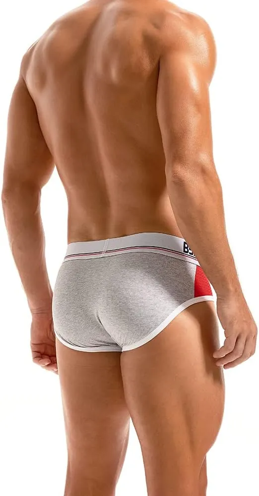 Men's Underwear Briefs 5-Pack Cotton Low Rise Multi Color Soft Underpant