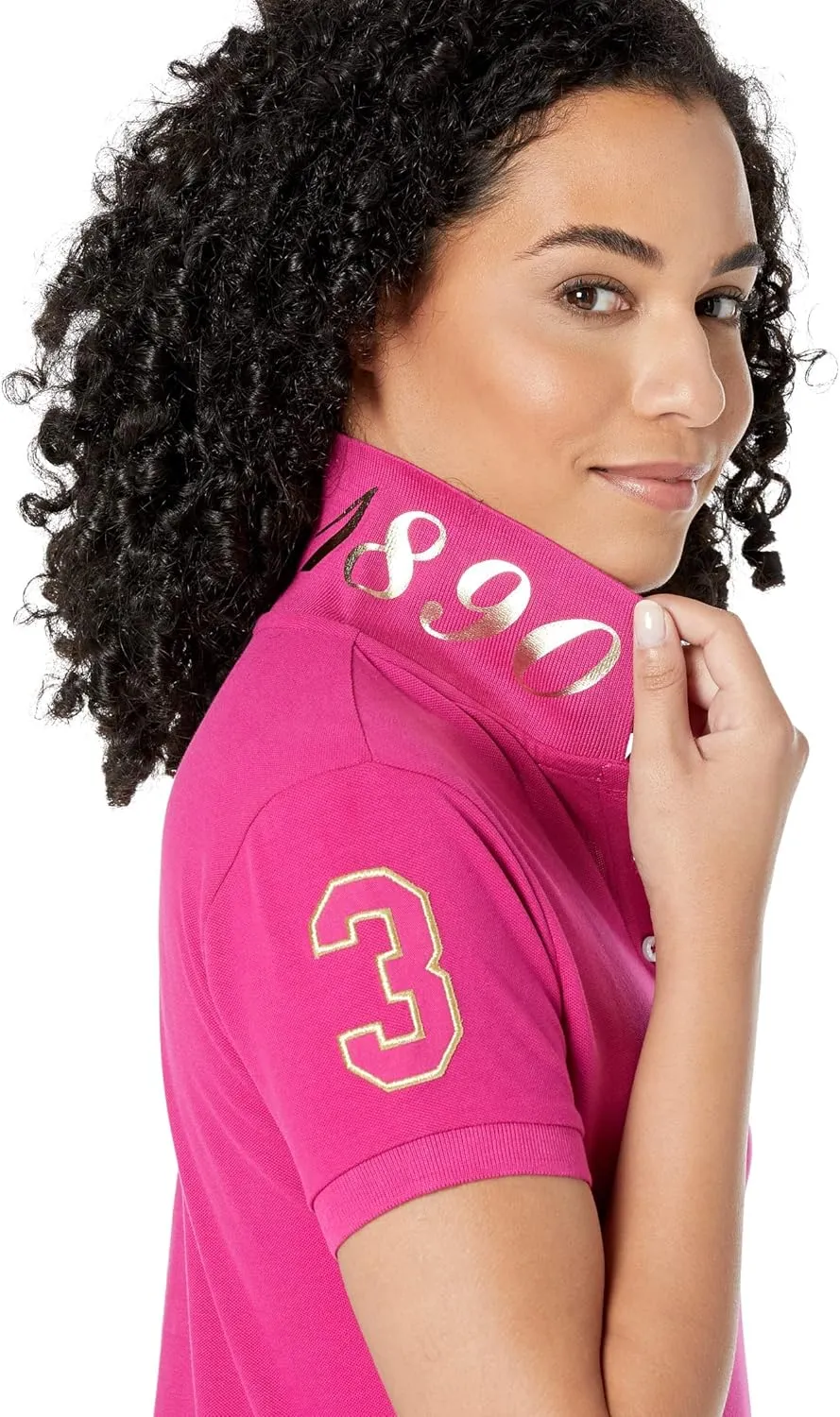 Metallic Print Polo by U.S. Polo Assn.