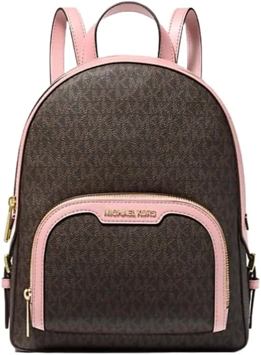 Michael Michael Kors Jaycee Medium Logo Backpack Powder Blush