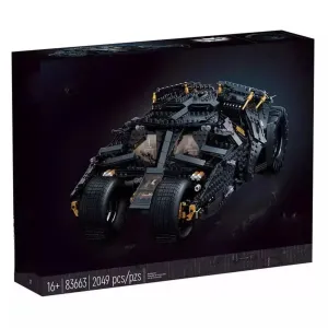 MOC  Compatible  2049pcs Chariot dark knight Bat mobile Compatible 76240 Model Building Blocks Bricks Set  Toys   for  Kids