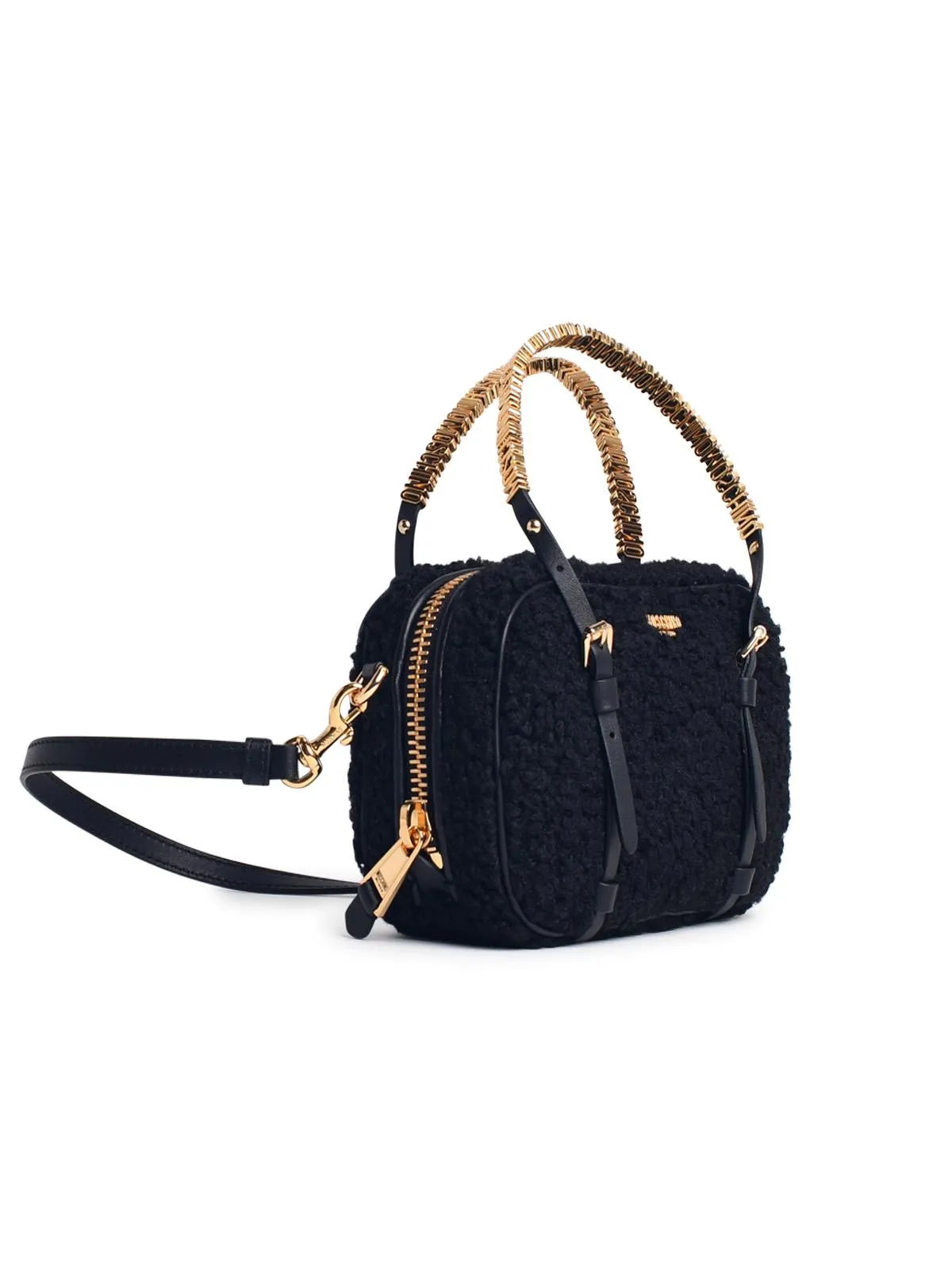 Moschino 'Soft' Black Polyester Bag
