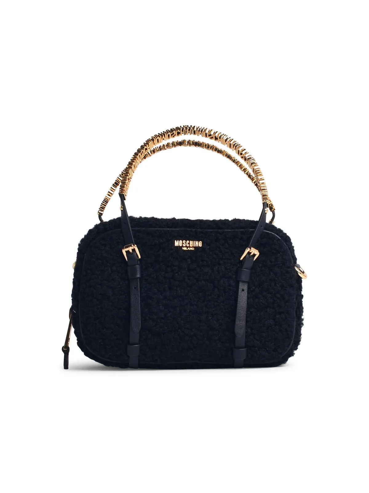 Moschino 'Soft' Black Polyester Bag