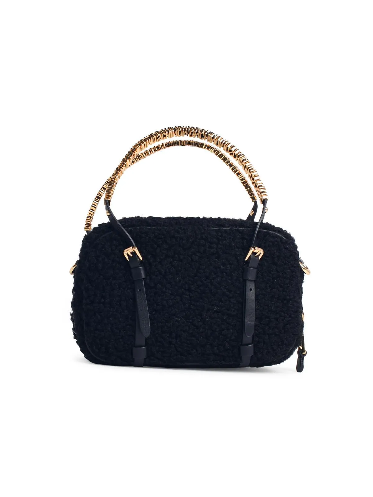 Moschino 'Soft' Black Polyester Bag