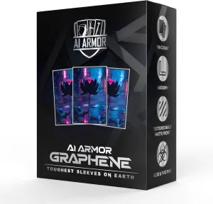 MTG (Cyberpunk Black Lotus) - 105ct Matte TCG Card Art Sleeves by Ai Armor (Graphene)