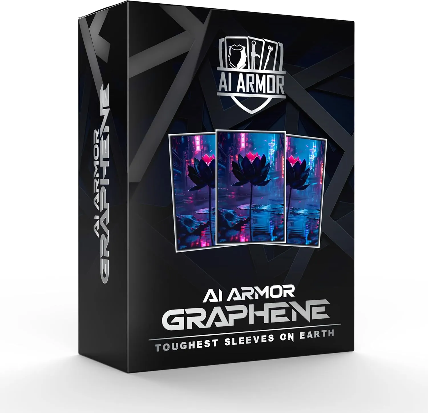 MTG (Cyberpunk Black Lotus) - 105ct Matte TCG Card Art Sleeves by Ai Armor (Graphene)