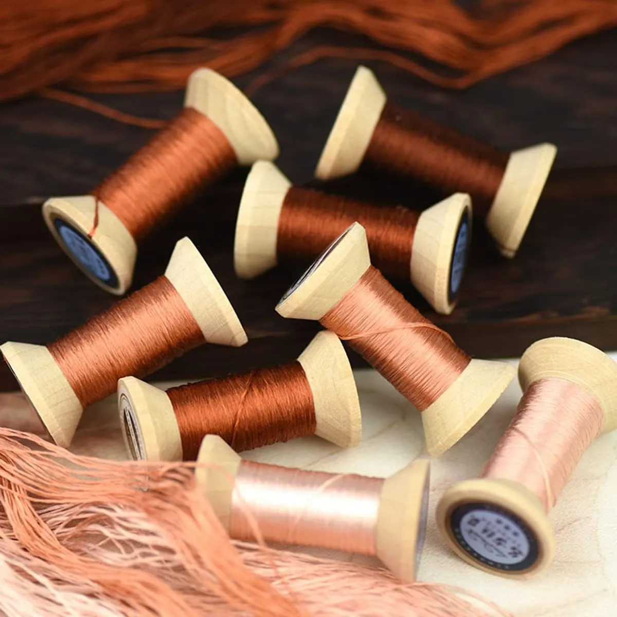 Natural 100% Mulberry Handmade Embroidery Silk Thread Silk Floss (100)
