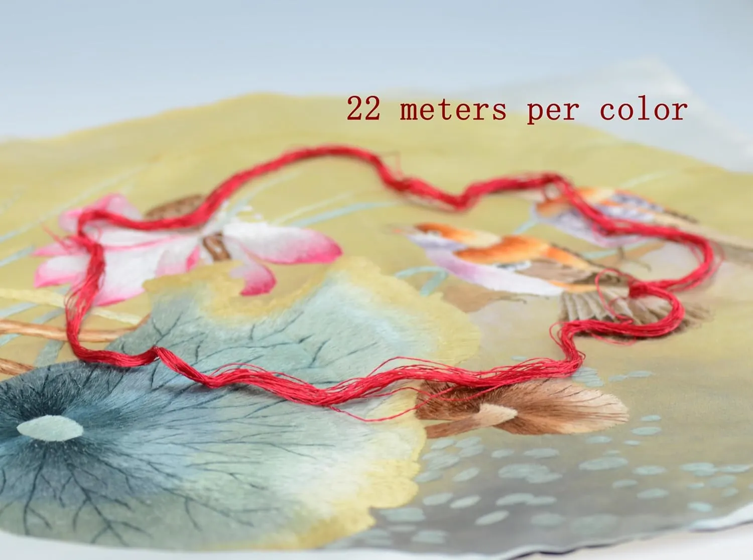 Natural 100% Mulberry Handmade Embroidery Silk Thread Silk Floss (43)