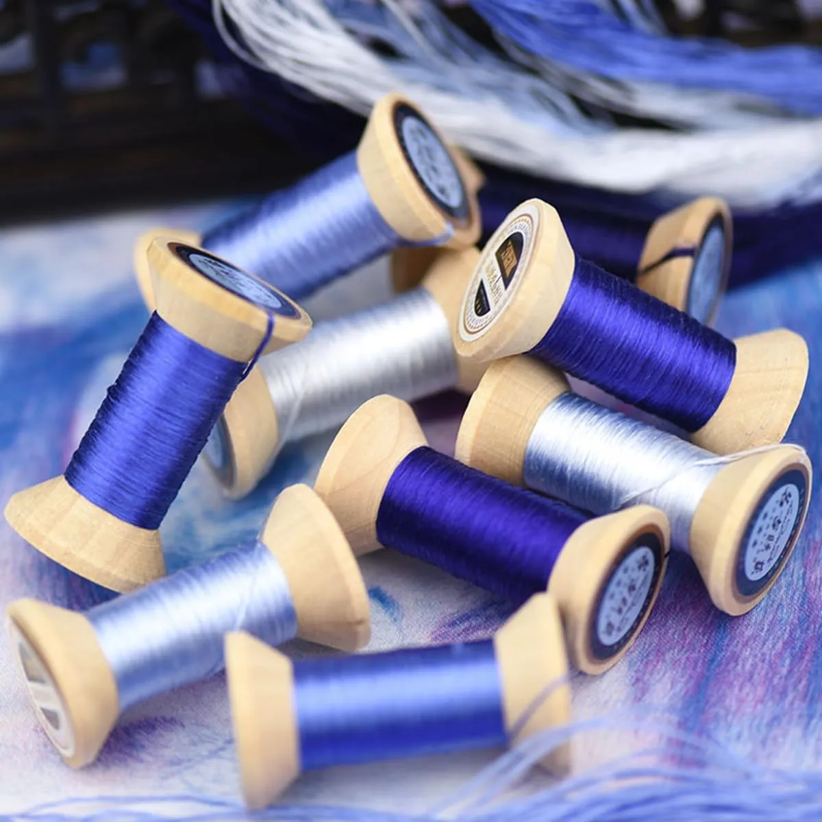 Natural 100% Mulberry Handmade Embroidery Silk Thread Silk Floss (81)
