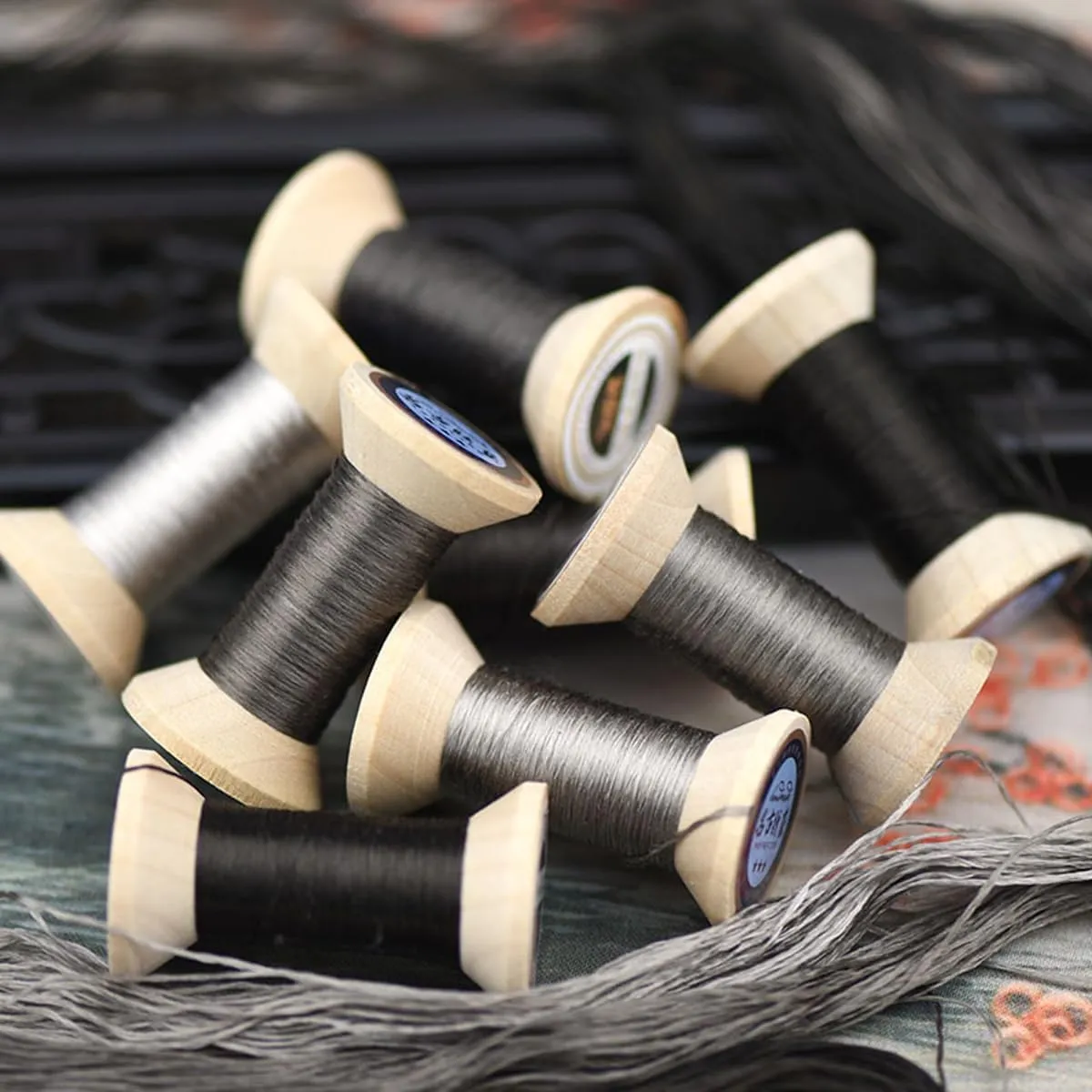 Natural 100% Mulberry Handmade Embroidery Silk Thread Silk Floss (82)
