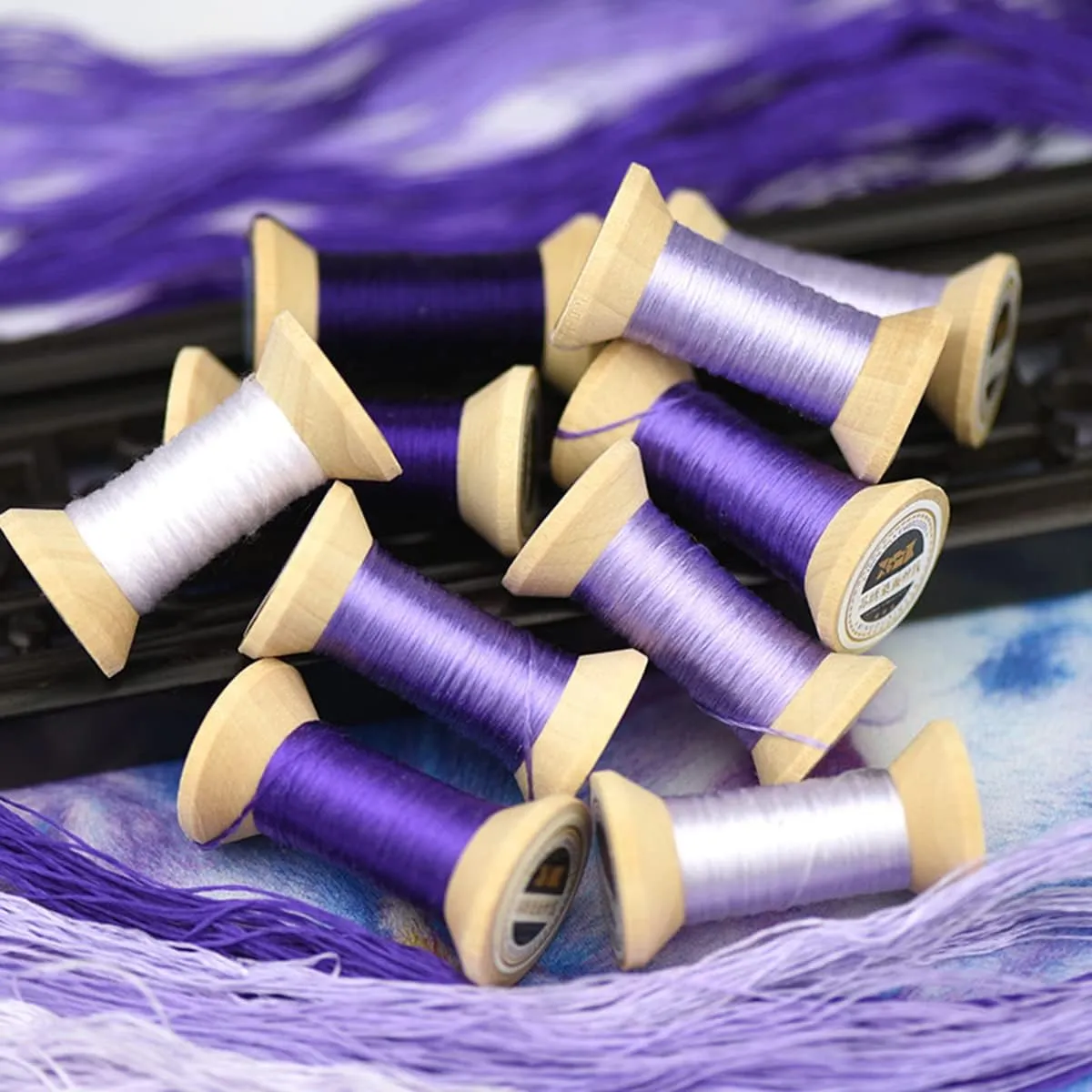 Natural 100% Mulberry Handmade Embroidery Silk Thread Silk Floss (83)