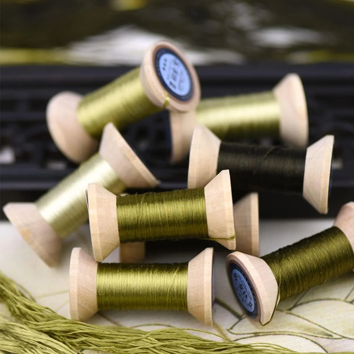 Natural 100% Mulberry Handmade Embroidery Silk Thread Silk Floss (85)