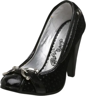Naughty Monkey Women's Mesh Around Pump