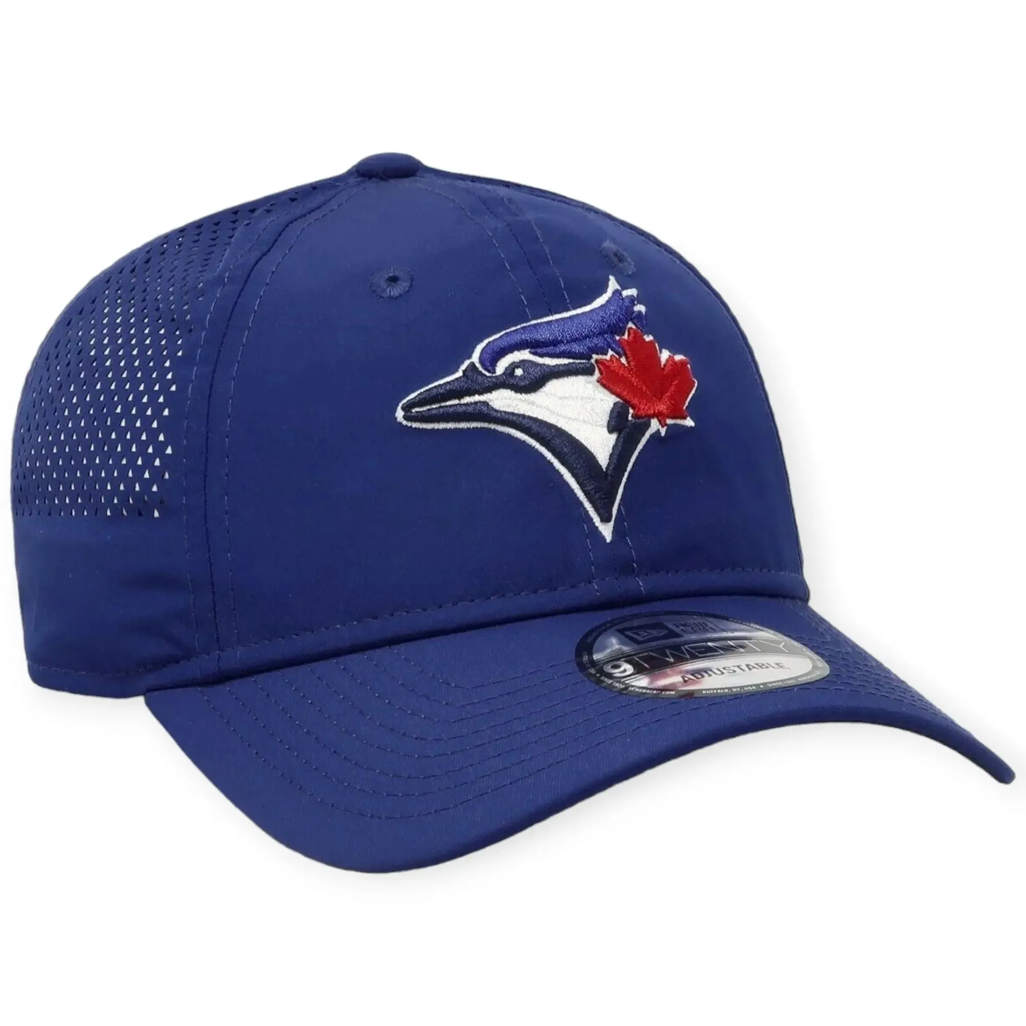 New Era Men 9Twenty Cap Toronto Blue Jays Perforated Royal Blue Mesh Hat(Blue)