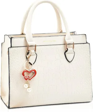 NICOLE & DORIS Women Handbag Designer Shoulder Bag Tote Bags Crocodile Pattern Crossbody Bag PU Leather Top Handle Bags