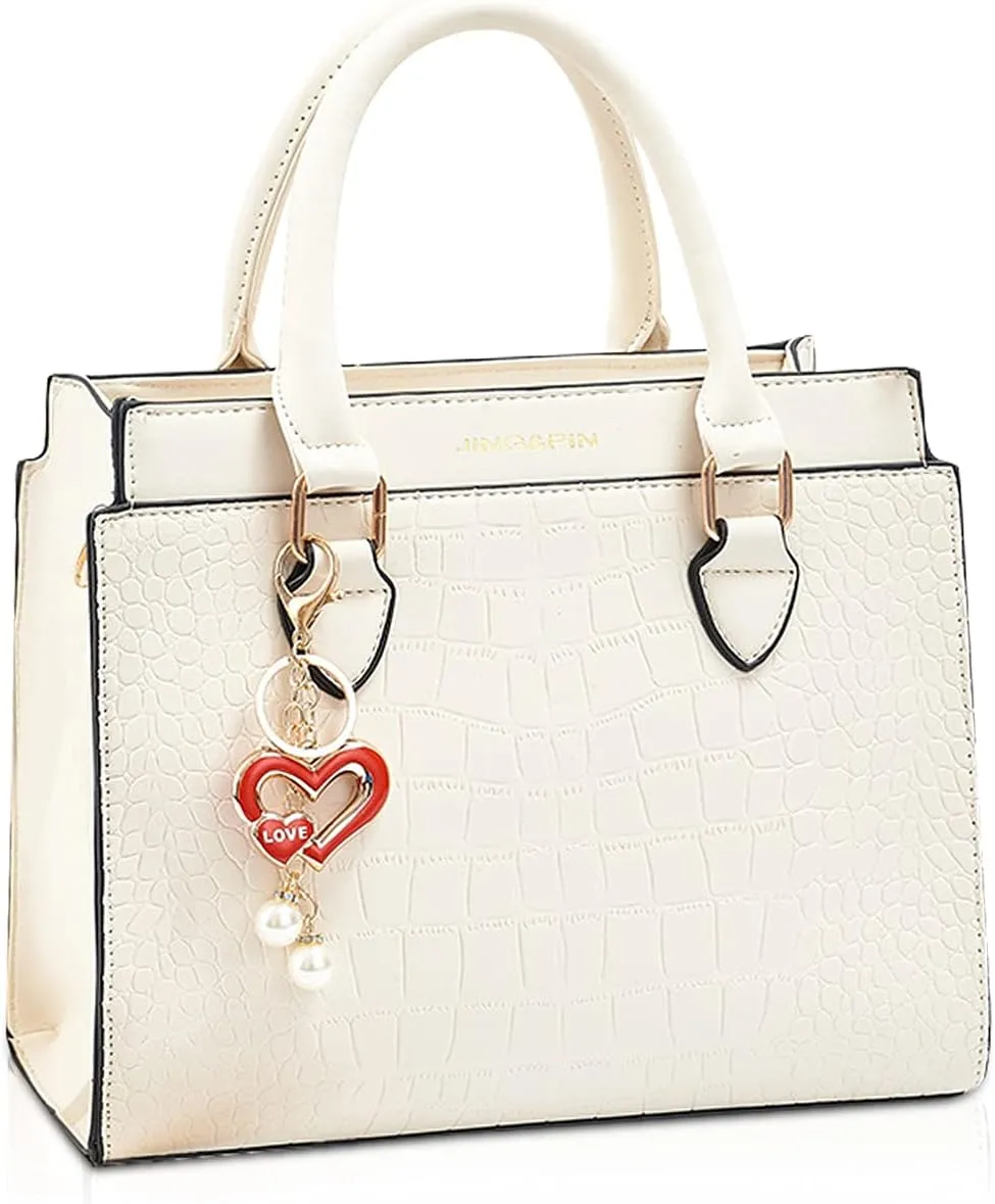 NICOLE & DORIS Women Handbag Designer Shoulder Bag Tote Bags Crocodile Pattern Crossbody Bag PU Leather Top Handle Bags