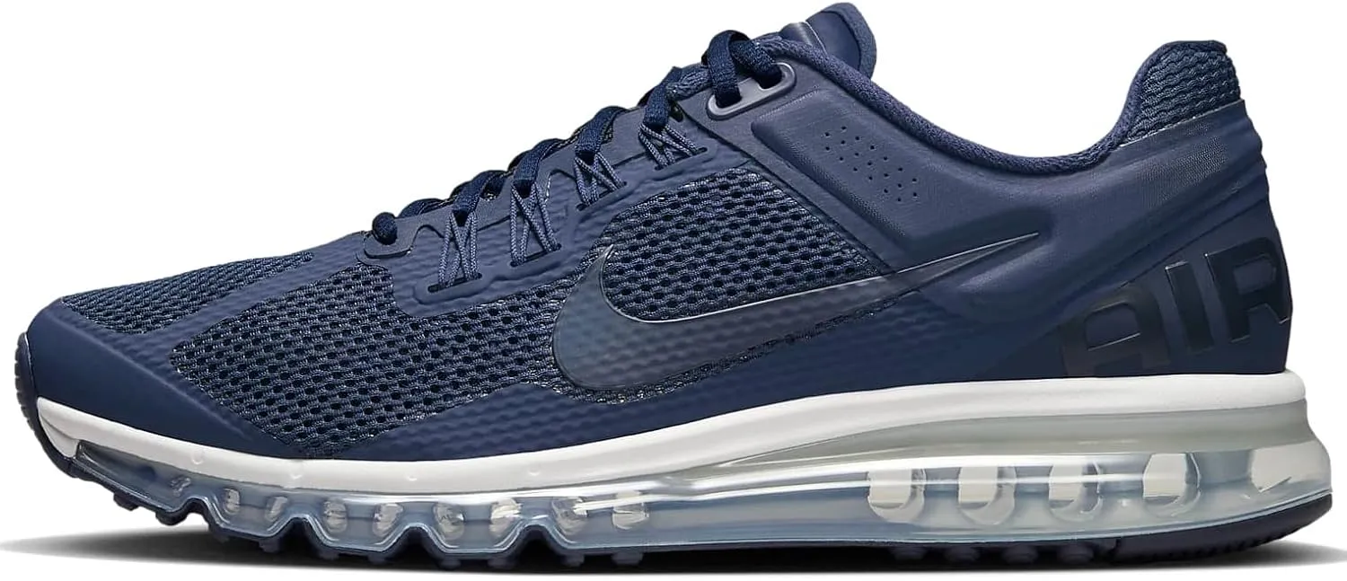 Nike Air Max 2013 Men's Shoes (FZ4140-419, College Navy/Summit White/Metallic Silver) Size 8