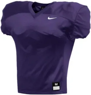 Nike Mens Team Stock Vapor Varsity V Neck Short Sleeve Jersey Football Casual - White