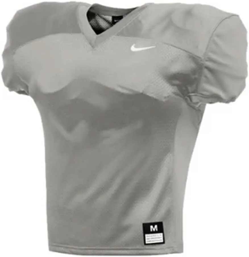 Nike Mens Team Stock Vapor Varsity V Neck Short Sleeve Jersey Football Casual - White