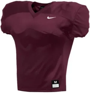 Nike Mens Team Stock Vapor Varsity V Neck Short Sleeve Jersey Football Casual - White